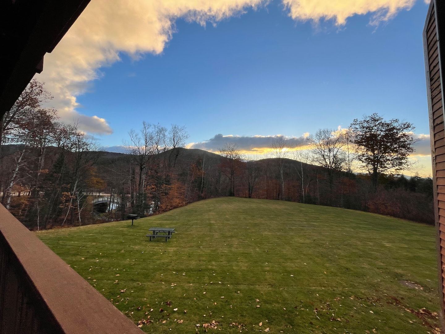 View from the balcony